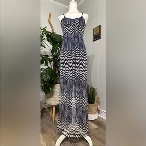 Fire Los Angeles Women's Maxi Dress Sleeveless blue Gray